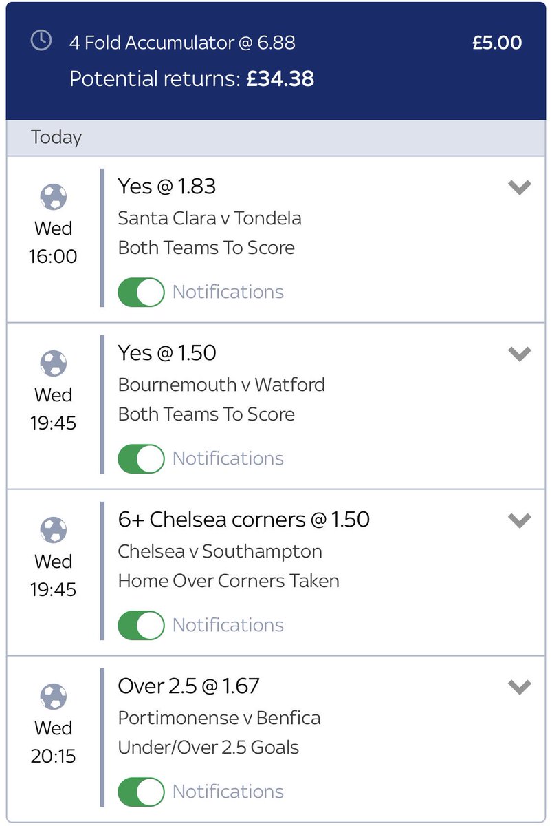 SBP_PAYG's tweet image. Here we go today’s 4 fold. If this wins one lucky follower will take home the winnings. Just RT and like this tweet. Will draw a winner either tonight or first thing tomorrow morning.