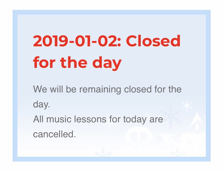 We’ll be back to normal business hours tomorrow. ❄️ #toostormytoday #staysafe #blizzard #nlwx #happynewyear #extendedholiday #newfoundlandweather