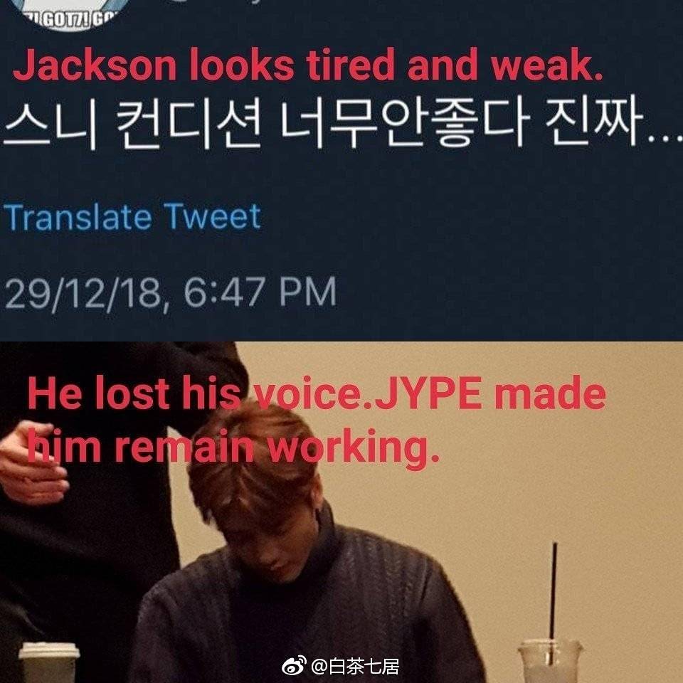 Aura02166210's tweet photo. Please be kind and fair to our idol Jackson Wang!!!

We care about him. So, please don't make him doing any dangerous moves that will hurt him. We want a healthy and happy Jackson 🙏🙏 🙏
#nomatforGot7Jackson
@jypnation
@GOT7Official https://t.co/xXJ6eFmRxl
