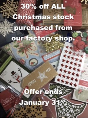 It's never too early to start planning for (next) Christmas #bargains #Christmas #Sales #JanuarySales #craft #planningahead