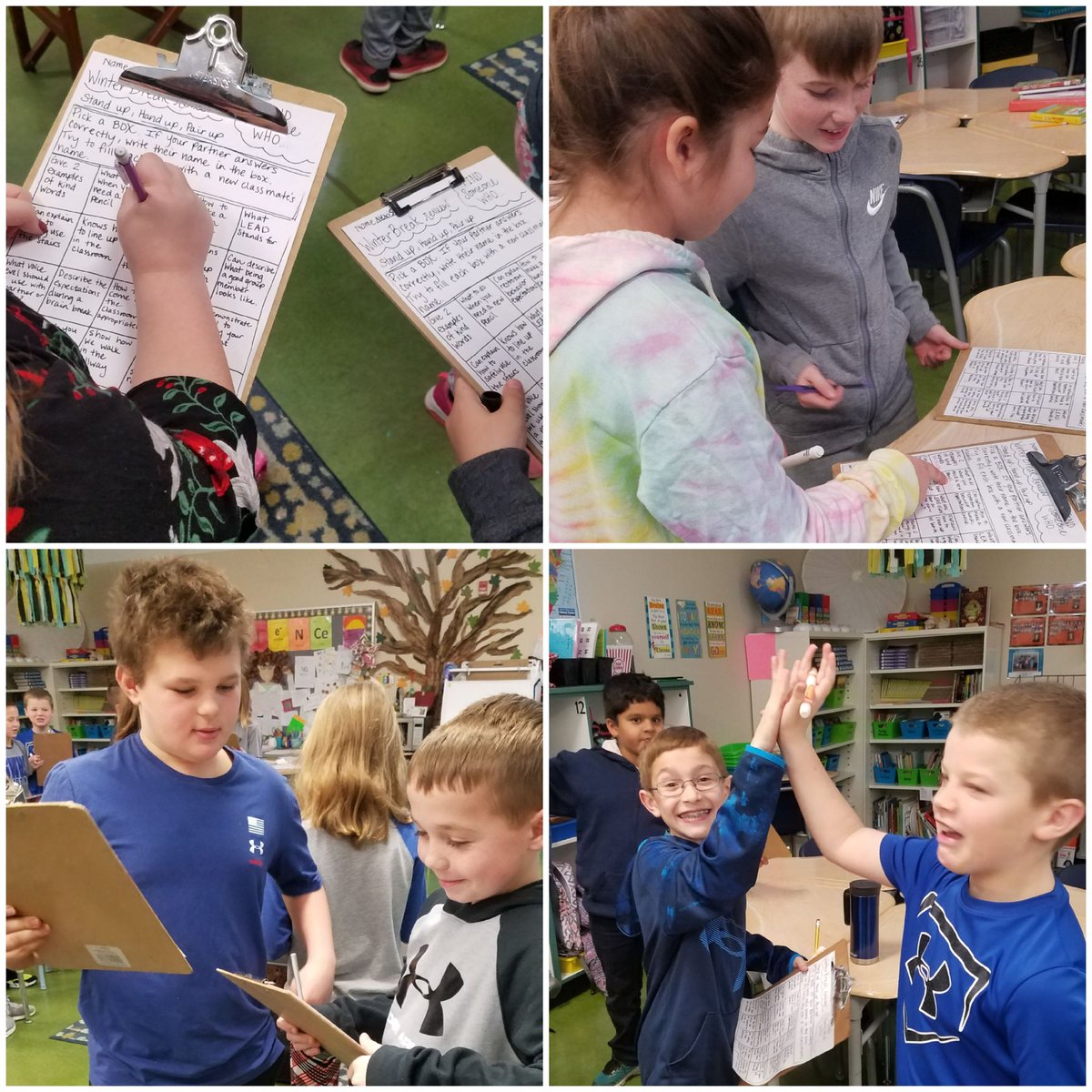 We're starting the new year off right by reviewing expectations with a Find Someone Who game. #pbis <a href="/JresRockets/">JRES</a>