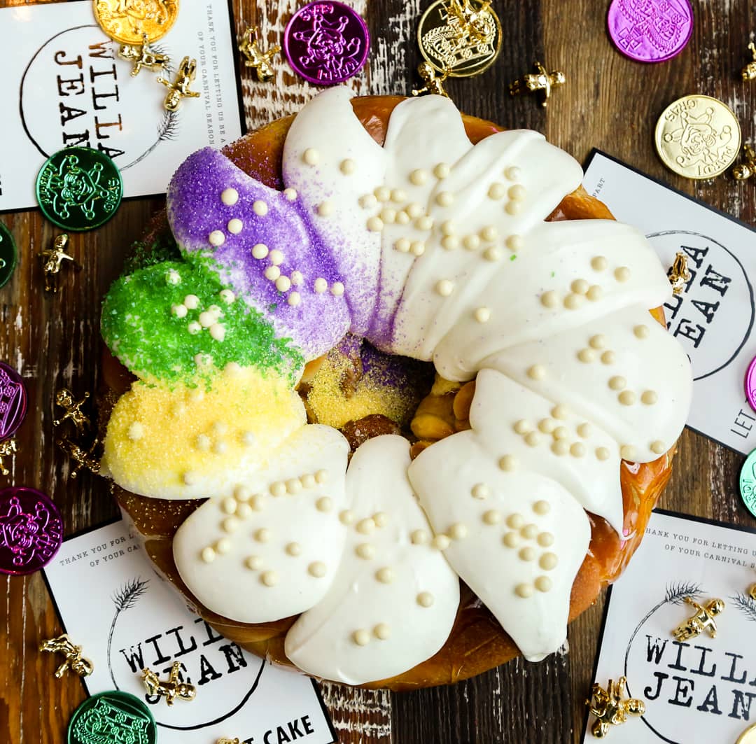 Online ordering is live, y'all (sorry, no options for shipping). In-store pick up only. Place your orders by Jan 4th for twelfth night pick up. More info at willajean.com. #kingcake #letthemeatcake