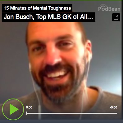 drrobbell's tweet image. Awesome 15 Minutes of Mental Toughness with Jon Busch! "Top MLS GK of all-time and still a rookie" Check it out NOW!! ow.ly/oFuM30lRYyP #mentaltoughness #podcast #robcast #rookie @IndyEleven  @MLS
