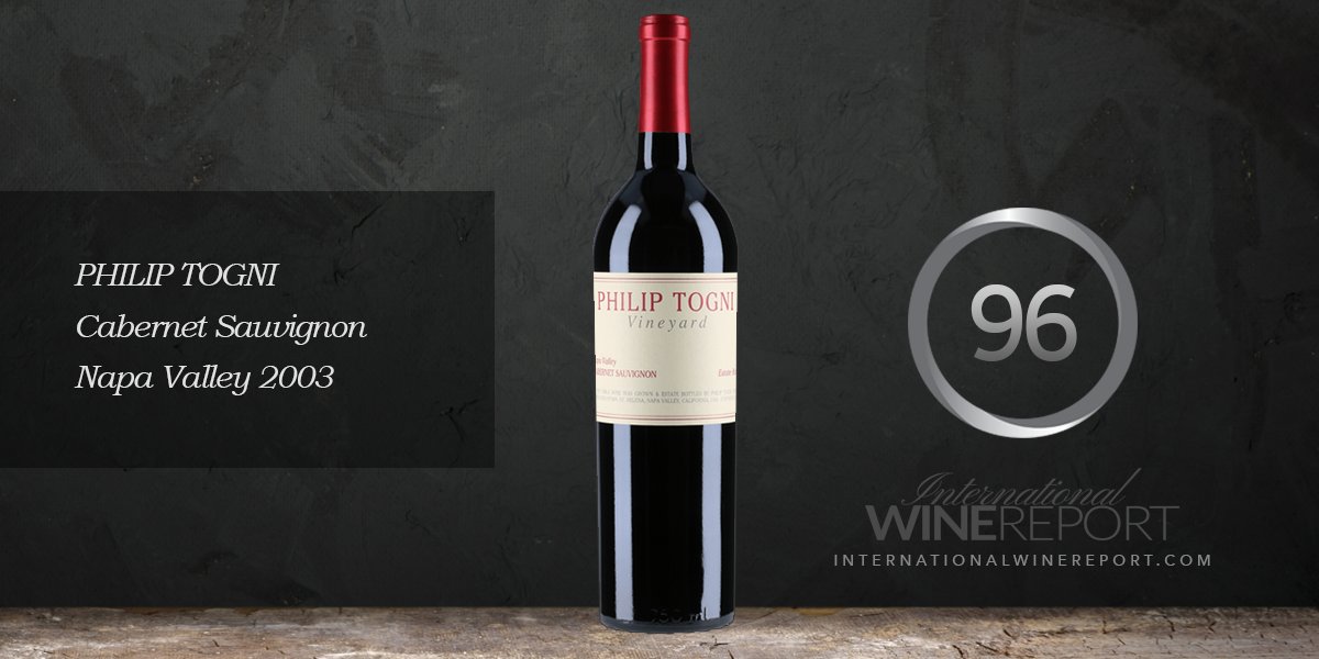 Checking in on the 2003 Philip Togni Cabernet Sauvignon -- This classic #NapaCabernet is drinking beautifully right now.  internationalwinereport.com/latest-reports…
