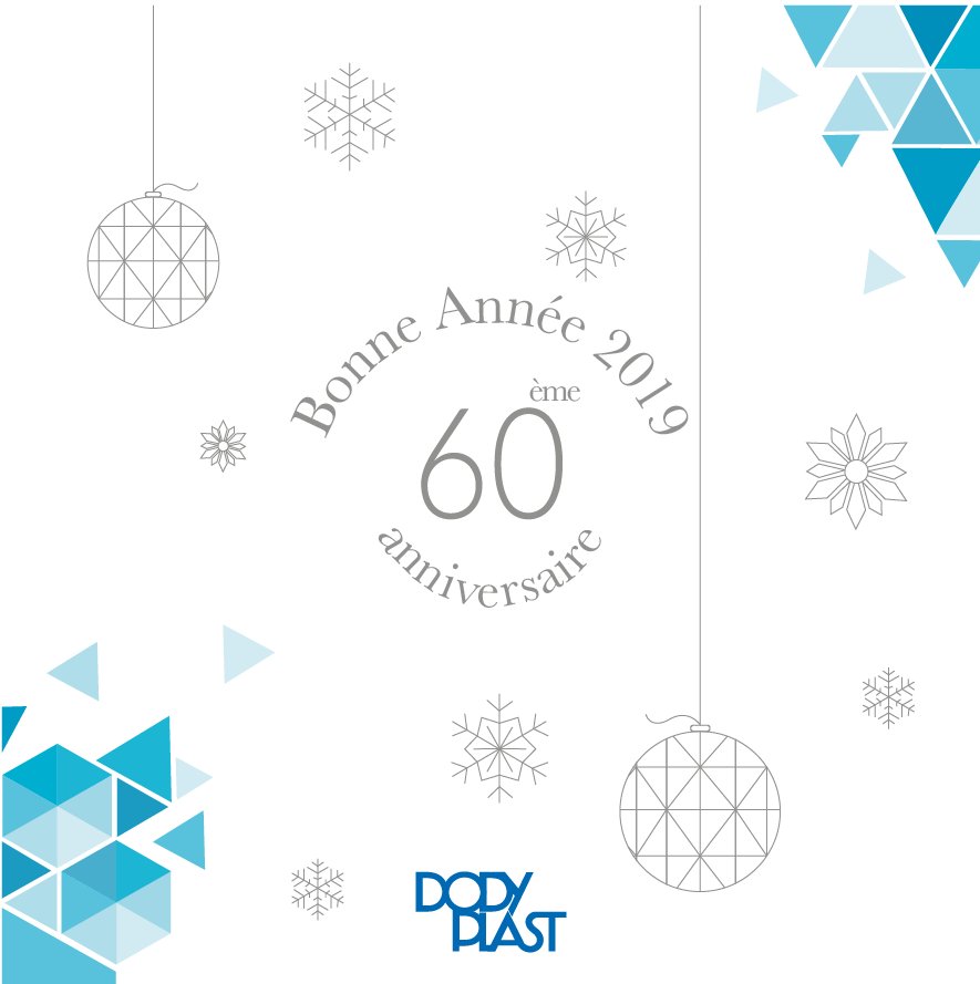 DODY PLAST vous présente ses meilleurs vœux pour cette nouvelle année! Toute l'équipe reste à vos côtés pour donner vie à toutes vos idées!