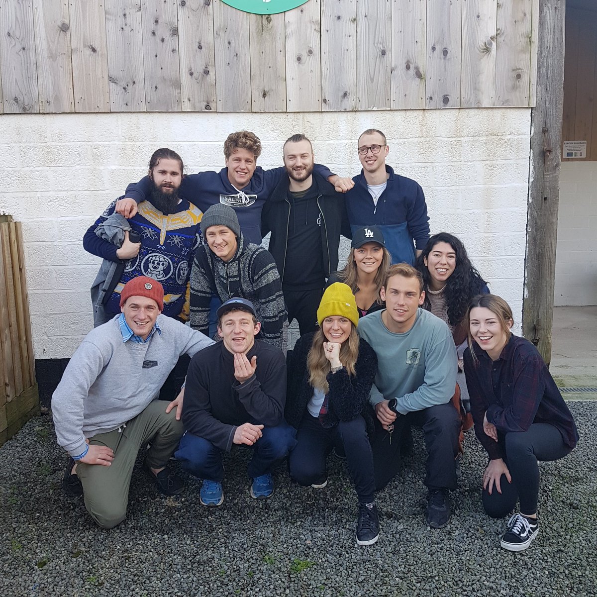 A lovely group of #surfers from UK and USA celebrated New Year in the bunkbarn #partybarn #Exmoor #groupaccommodation #Findabunk #independenthostelsuk #visitexmoor