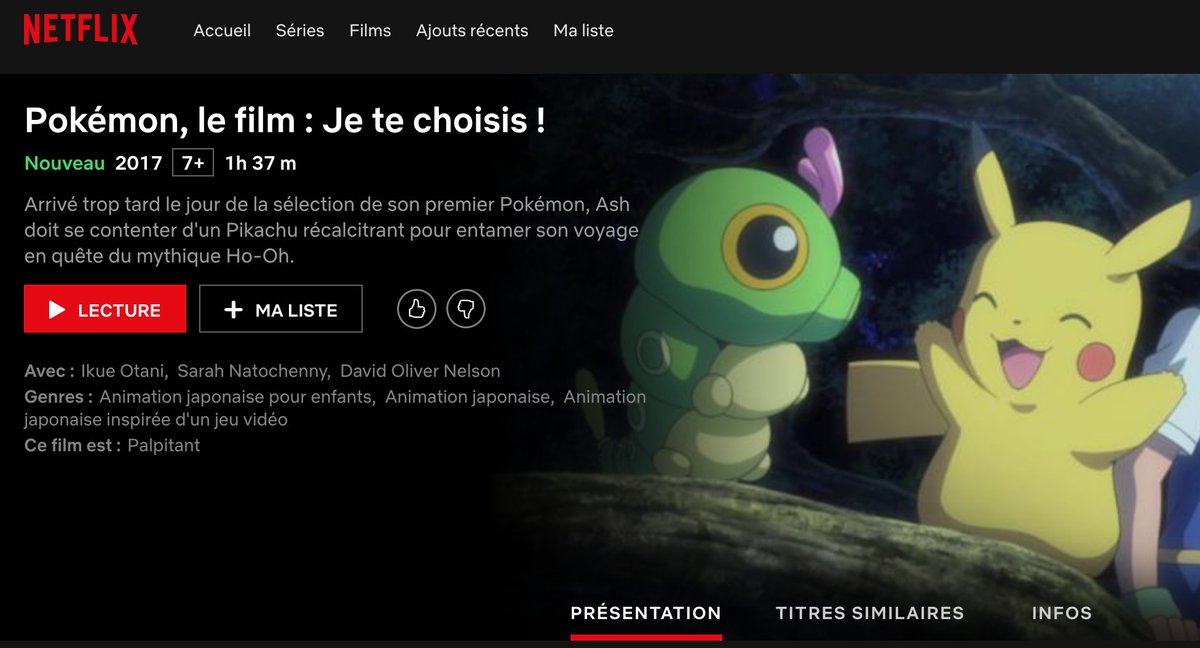 JVCom's tweet photo. 🔴 Info capitale : "Pokémon, le film : Je te choisis !" est actuellement disponible sur @NetflixFR ! 😍

Faites tourner l’info autour de vous ! https://t.co/fgVlS7UexG