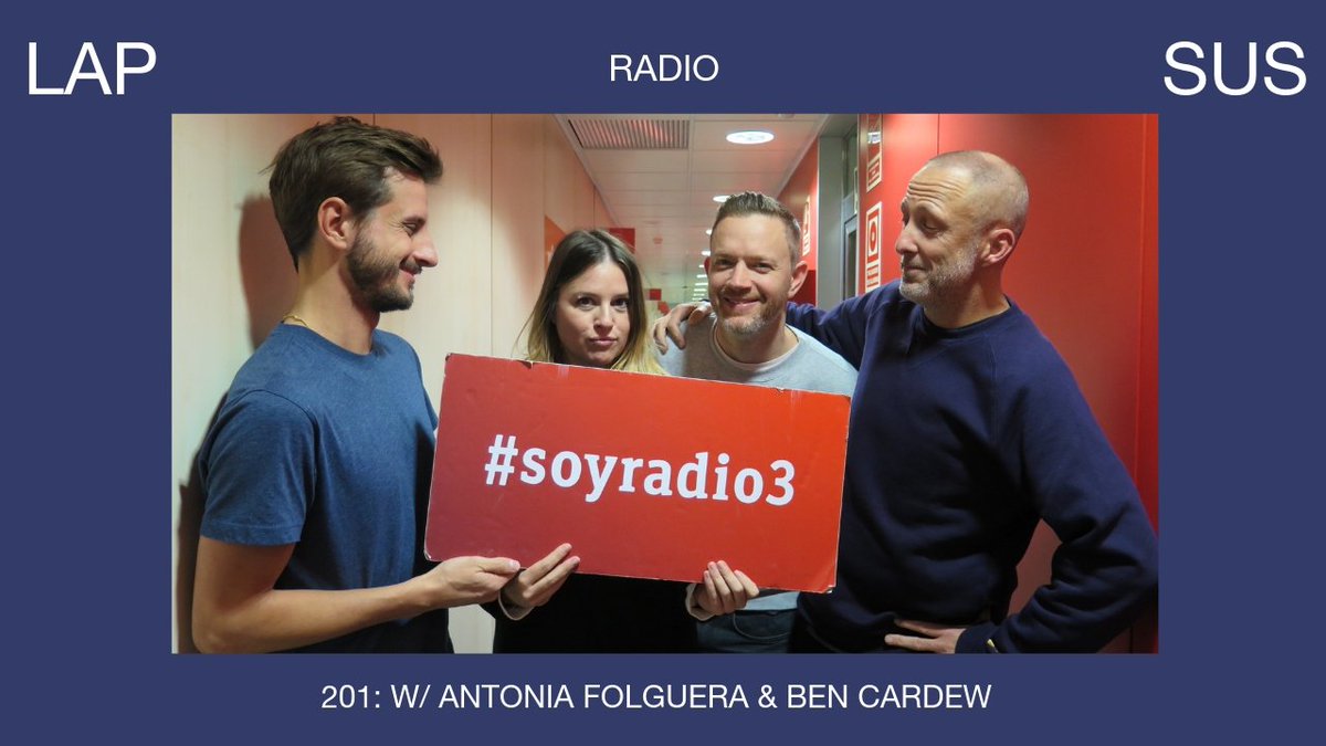 Ya podéis escuchar el ultimo #LapsusRadio de 2018 en el que nos acompañó <a href="/bzzzbip/">antònia folguera</a> (<a href="/SonarFestival/">Sónar</a>) y <a href="/bencardew/">Ben Cardew</a> (<a href="/pitchfork/">Pitchfork</a>) para ofrecernos su personal repaso musical del año. 🚀 bit.ly/2QjlUwa

🔊 <a href="/elikeszler/">Eli Keszler</a>, <a href="/benvince91/">Ben Vince</a>, <a href="/noname/">Aurora Bulgarino</a>, <a href="/darkskinmanson/">gone</a>, <a href="/mariedavidsn/">Marie Davidson</a>...