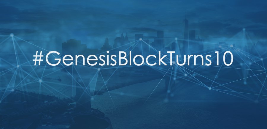 BTCFoundation's tweet photo. Tomorrow, Jan 3, marks 10 years since Satoshi released the Bitcoin code into the wild &amp; created the genesis block. Let’s celebrate &amp; share thoughts on the last 10 years and the future of Bitcoin. #GenesisBlockTurns10 https://t.co/PM3O7osXko
