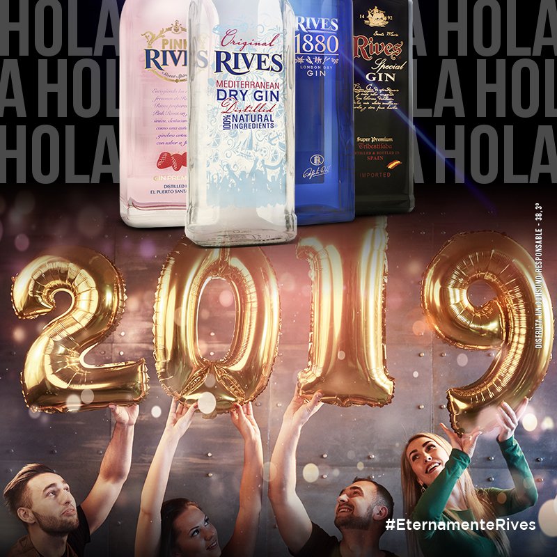 Por más momentos inolvidables en compañía ¡Hola 2019! #EternamenteRives #EternamenteJóvenes #EternamenteEspañola