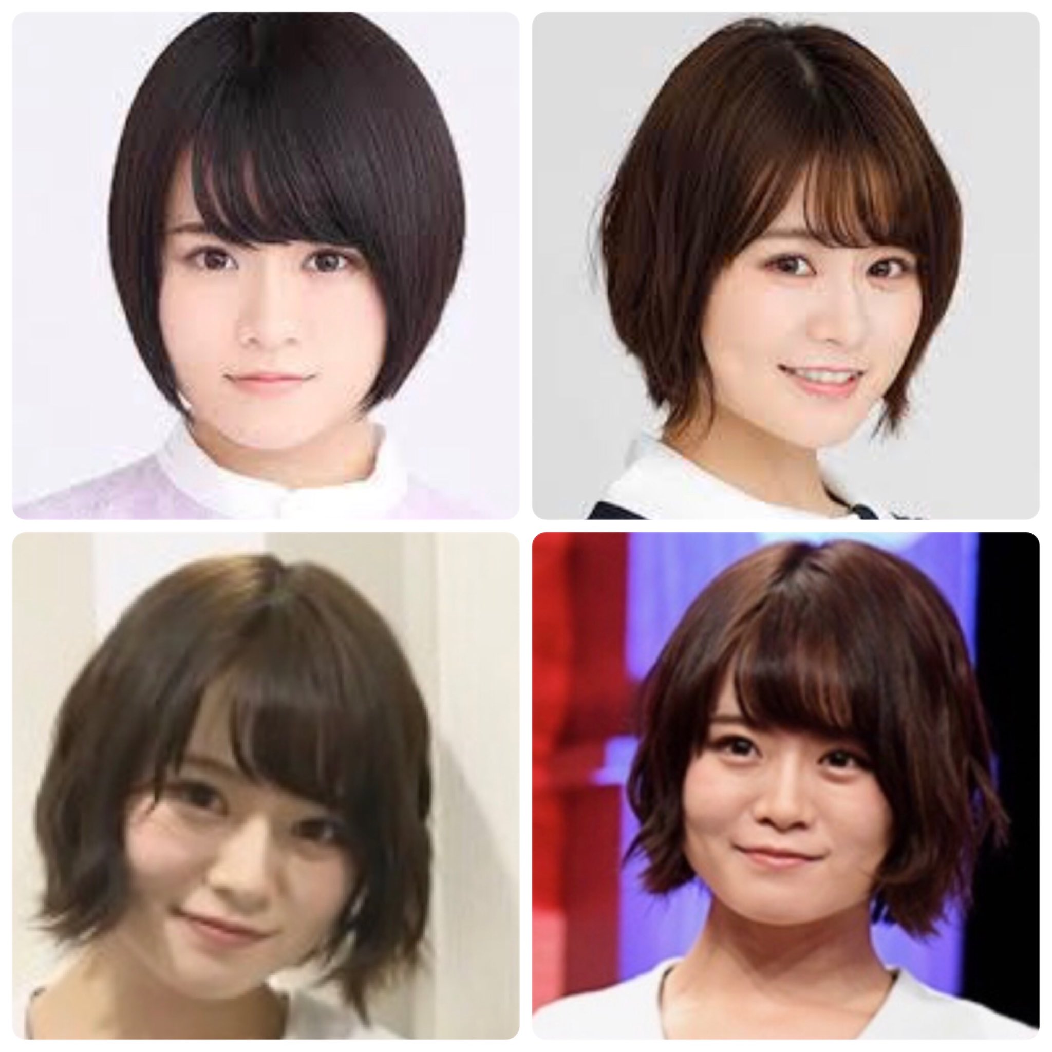 炭酸水 エラ張りの髪型研究２ 乃木坂46山崎怜奈 ショートにするなら巻いた方がいい 斜めからだと似合ってるけど正面から見ればやはりおばさん感が否めない 個人的にはロングの方が好き ロングだと内巻きよりもミックス巻きの方がいい 髪まとめても顔