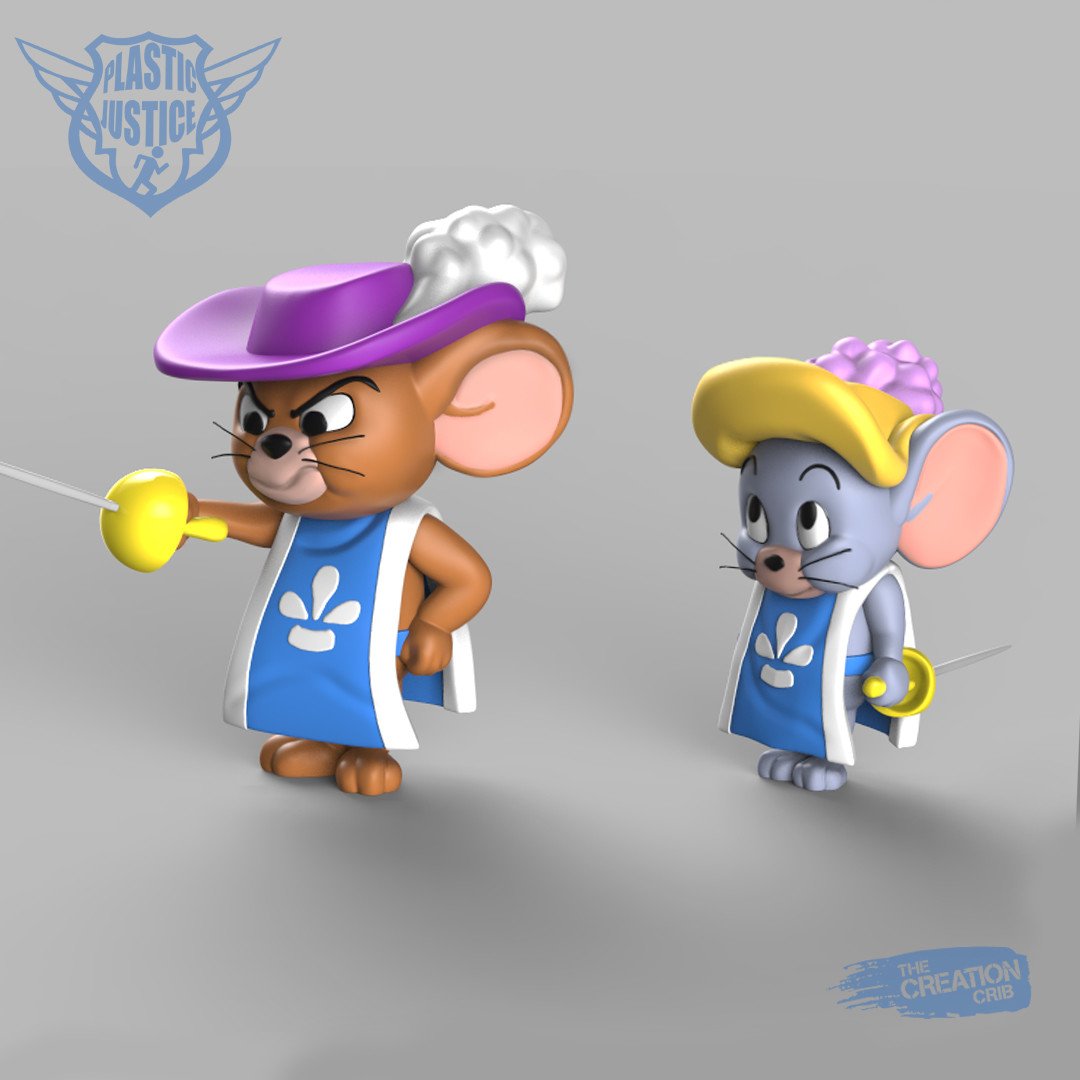 BaityMan's tweet photo. Classic Tom and Jerry Mouseketter Fanart sculpts. #3Ddesign #toydesign #tomandjerry https://t.co/VWRgoAcCAi