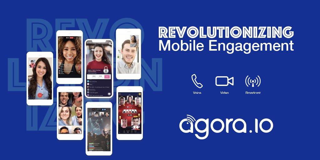 AgoraIO's tweet image. Build the future of real-time communications with the world’s leading voice, video and interactive broadcasting platform. Try Agora.io for free today: agora.io/en/

#AgoraIO #livevideo #interactivebroadcast #livestreaming #RTC