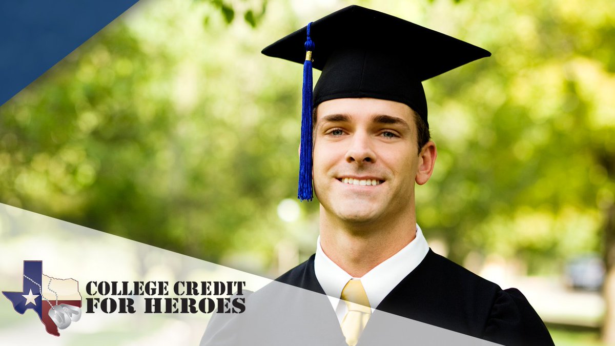 TXWorkforce's tweet photo. College Credit for Heroes: Veterans, transfer your military service into college credits &amp; expedite your transition into the Texas workforce: https://t.co/UKRqqlPEiT #TOWH https://t.co/yS7opQyeXS
