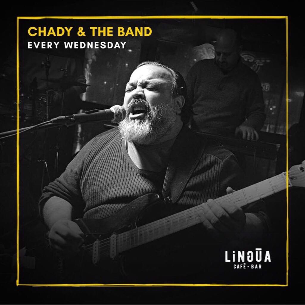 chadynashef's tweet photo. Join us tonight at Lingua Cafe Bar, Sin el Fil!

#chadyandtheband #lebanesebands #lebanon #covers https://t.co/sJGsQZplm8