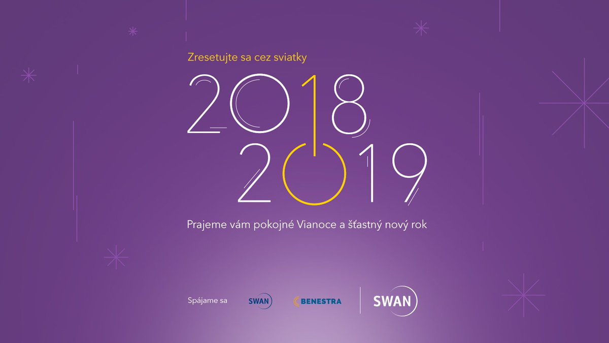SWAN_SK's tweet photo. Želáme vám úspešný rok 2019! #novyrok https://t.co/tNOBoS4PS9