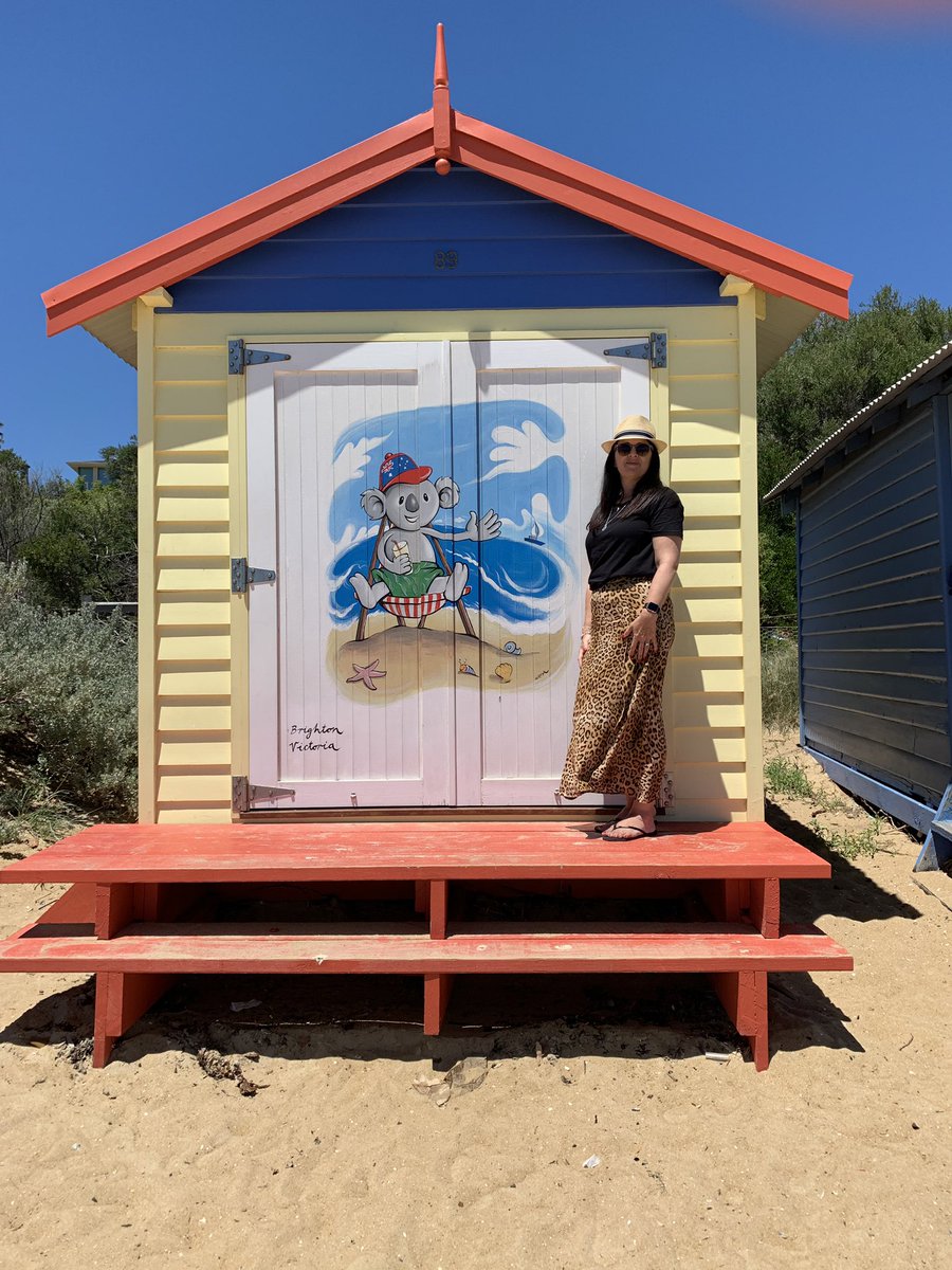 JoBrettAD's tweet photo. Final day in @Australia so finished with a trip to #brightonbathingboxes on Brighton beach 🏖 @Melbourne #bathingboxes #brightonbeach #Melbourne #Australia #travel #explore https://t.co/t0eXzTKWZq