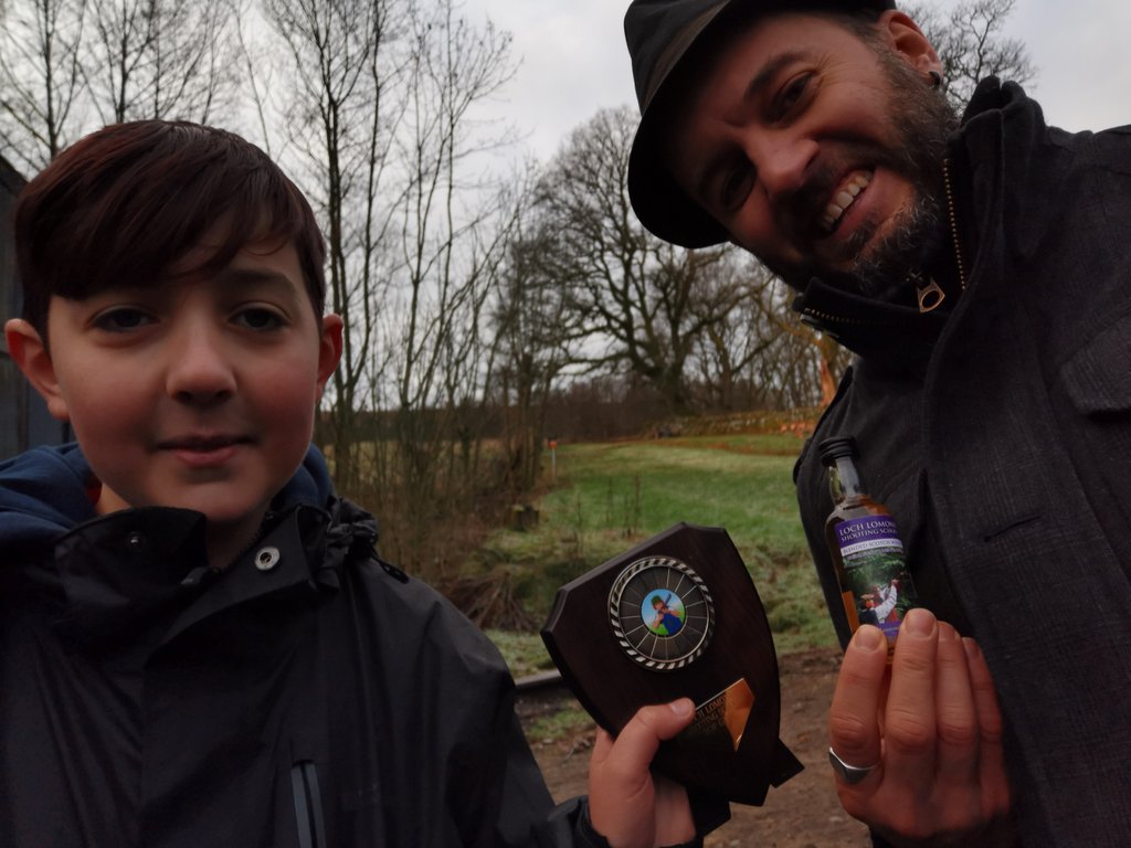 Bit of NY clay pigeon shooting. 34 out of 50. Not bad. The 12yr old that got 36 thought otherwise. #claypigeon #lochlomond