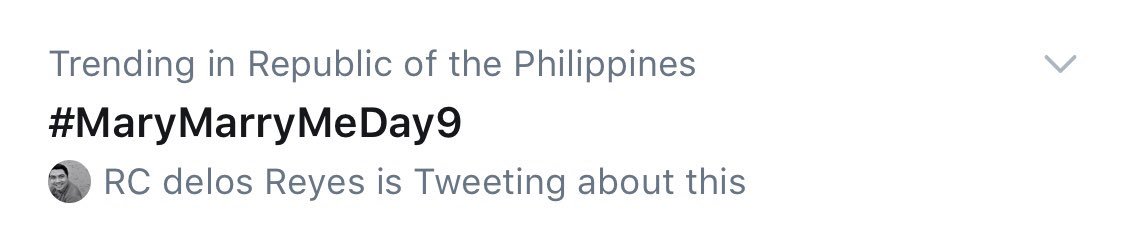 Now Trending on our 9th day sa mga sinehan!
Thank you Sissums! 
Salamat dahil bahagi kami ng inyong taunang tradisyon ng #MetroManilaFilmFestival
❤️👩‍❤️‍👩 #mustwatchmarymarryme #marymarrymeday9