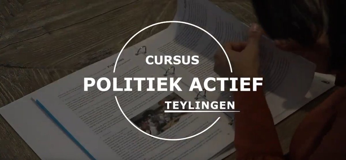 Politieke ambities? Invloed uitoefenen op beleid? Volg de cursus politiek actief!  
teylingen.nl/cursus