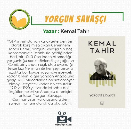 ozetivar's tweet photo. / Yorgun Savaşçı

“Nasılsınız?” diyeceğim, siz de, “İyilik sağlık” diyeceksiniz. Tam da “iyilik sağlık” denecek zamandayız.
...
Kemal Tahir

#kitapkurdu https://t.co/jTQbf9XhP7