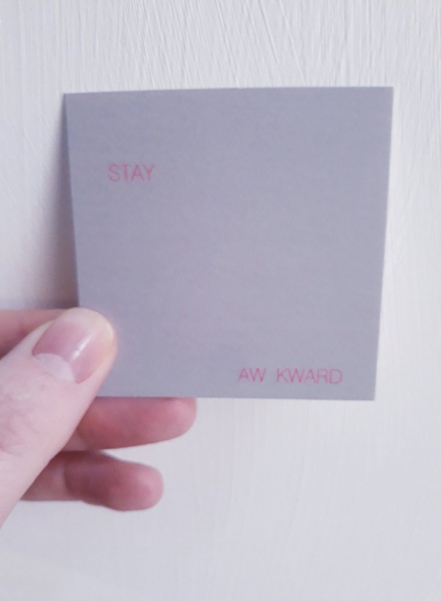 valueyourvalues's tweet image. STAY AWKWARD in 2019

Aw kward isn't swimming against the tide

Aw kward isn't challenging what you're told

Aw kward isn't being different

*Disclaimer-Being a pain in the a** for no reason, is just being a pain in the *ass

6.4 cm x 6.4 cm note card £1.50 + p &amp;amp; p

Link in bio