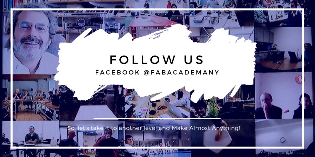 fabacademany's tweet image. The #FabAcademyNetwork and #FabAcademy2019 have more content waiting for you on our #facebook page here facebook.com/fabacademany/ #follow #like and stay tuned! #digitalfabrication #academany #fablabnetwork    #machines #love #community #diy #FAskills #prototyping #casting  #desing