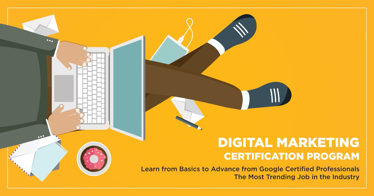 Learn From Basics to Advance From The Expert and Enter Into The Most Trending Profession in The Industry. 
Schedule A Free Demo Class Today. Visit buff.ly/2R5ZlQX
#DigitalMarketing #DigitalTraining