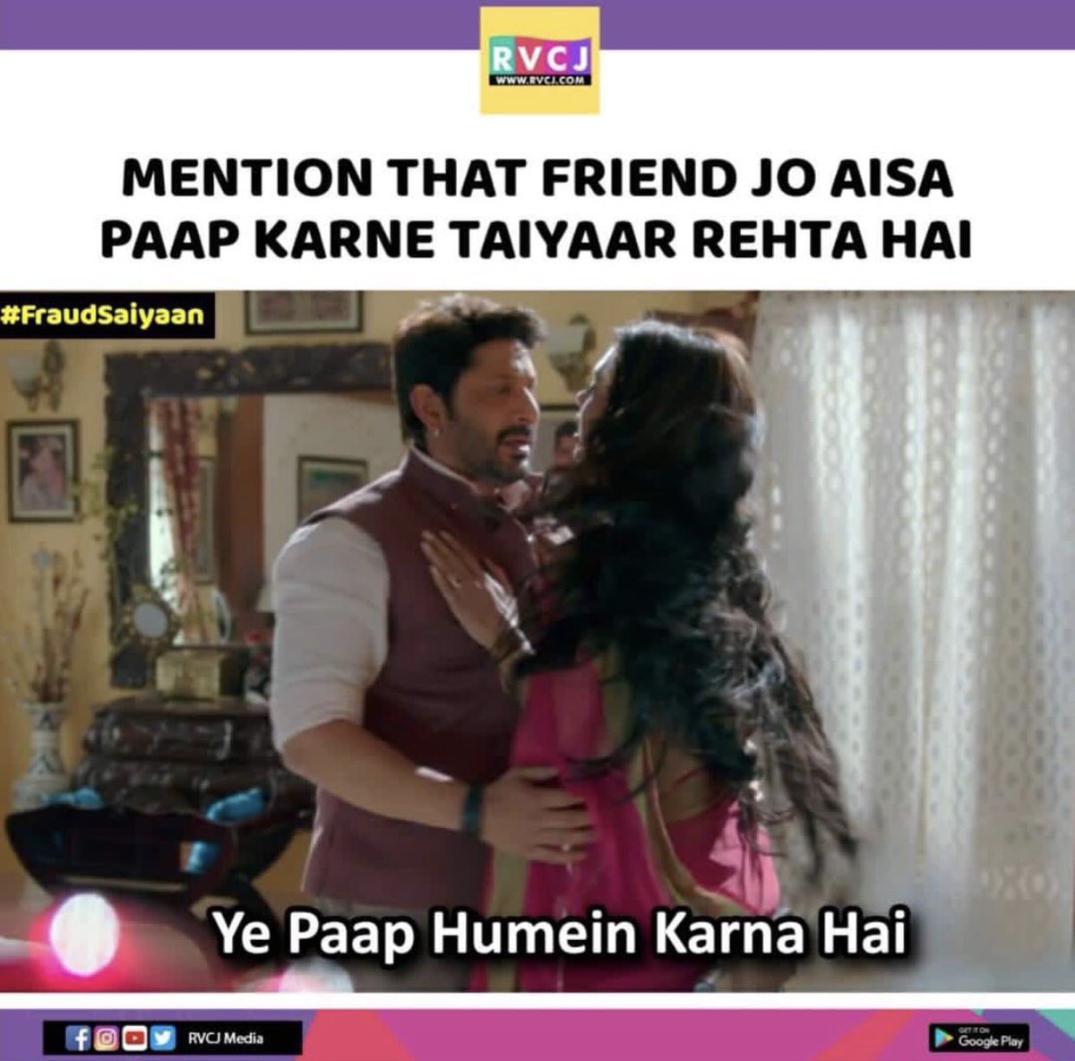 Tag your paapi dost 🤣 <a href="/RVCJ_FB/">RVCJ Media</a>