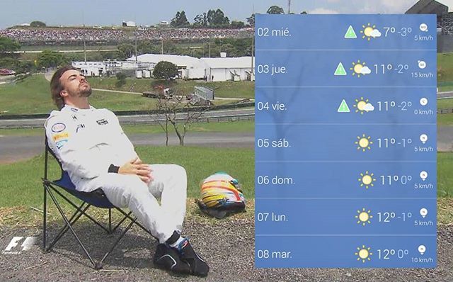 elespinar_org's tweet image. El frío se resiste a venir...excepto las heladas nocturnas, la máximas diurnas seguirán por encima de 10 grados una semana más. Habrá que aprovechar para pasear y disfrutar de nuestro entorno. 😎 🏎❤️ #FernandoAlonso #ConAcentoEspanol #Ñ #F1 
#Invierno… instagram.com/p/BsImpCHBA-b/