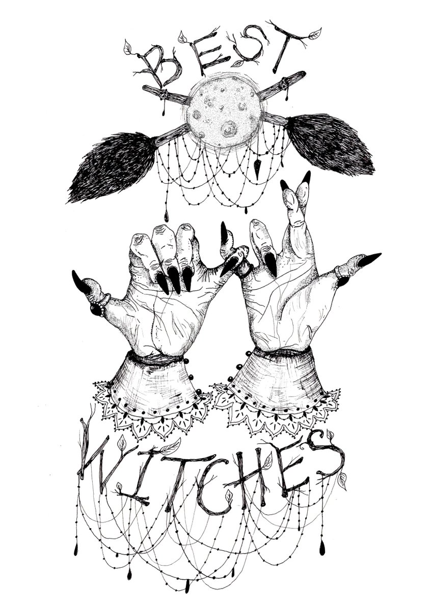 first image of 2019 #bestwitches #friendship this year i am determined I will succeed charliescrazycouture.com #witchcraft #occultart #witchart