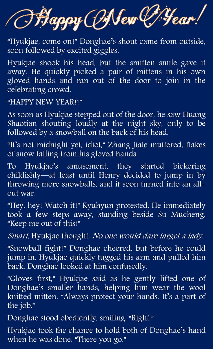 SiIverain's tweet photo. Belated New Year drabble, From #FEtMY AU! (1/2)
I already started writing this when Eunhae posted their Sunrise Date, so this is first. Will work on Non!AU next!

p.s: not proofreaded bcos lazy to reread
p.p.s: bcos not really fun
p.p.p.s: i had to cut out a lot
p.p.p.p.s: sorry https://t.co/CmUWTbMk0N