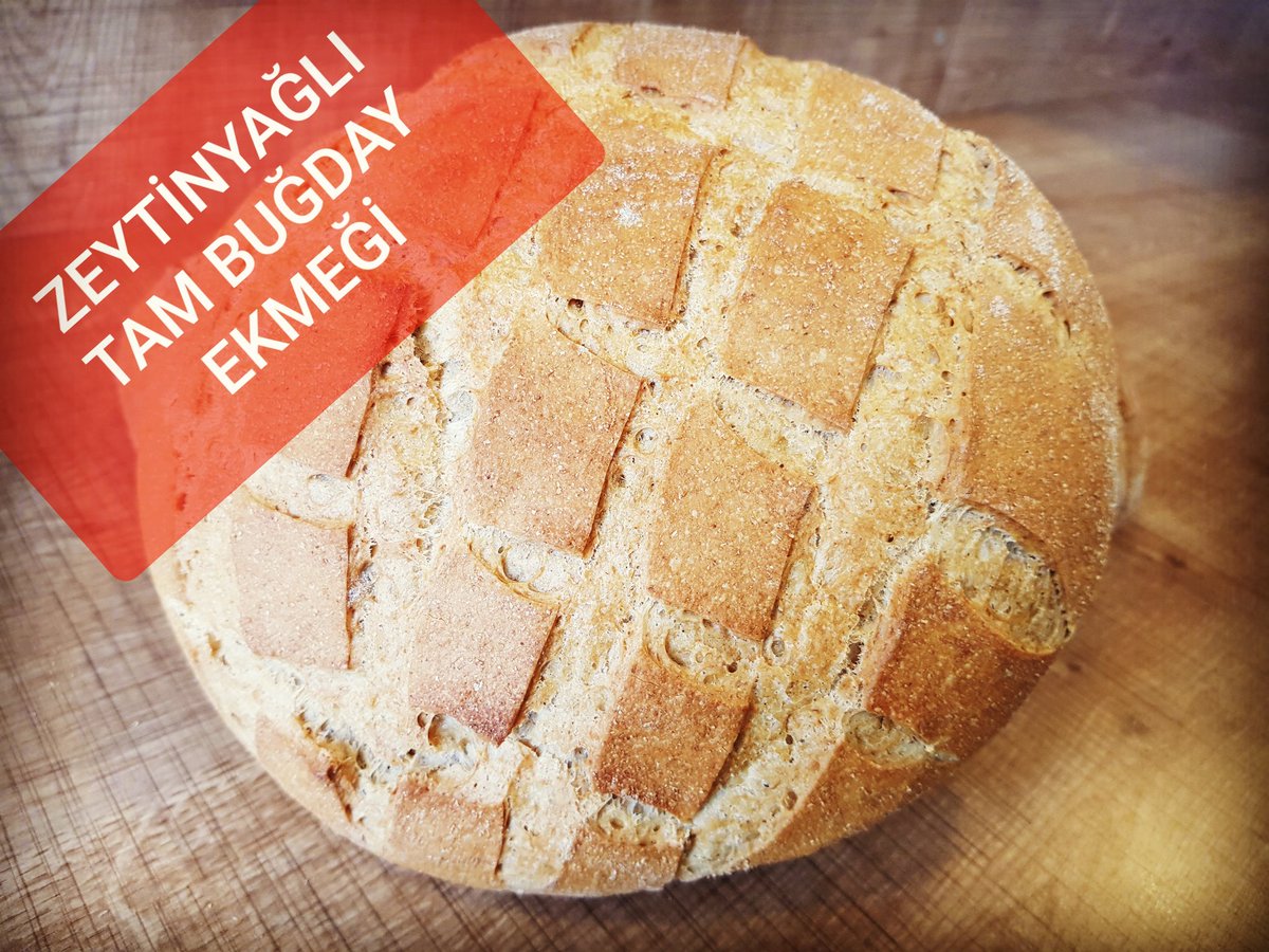 DatcaFirin's tweet image. ZEYTİNYAĞLI TAM BUĞDAY EKMEĞİ