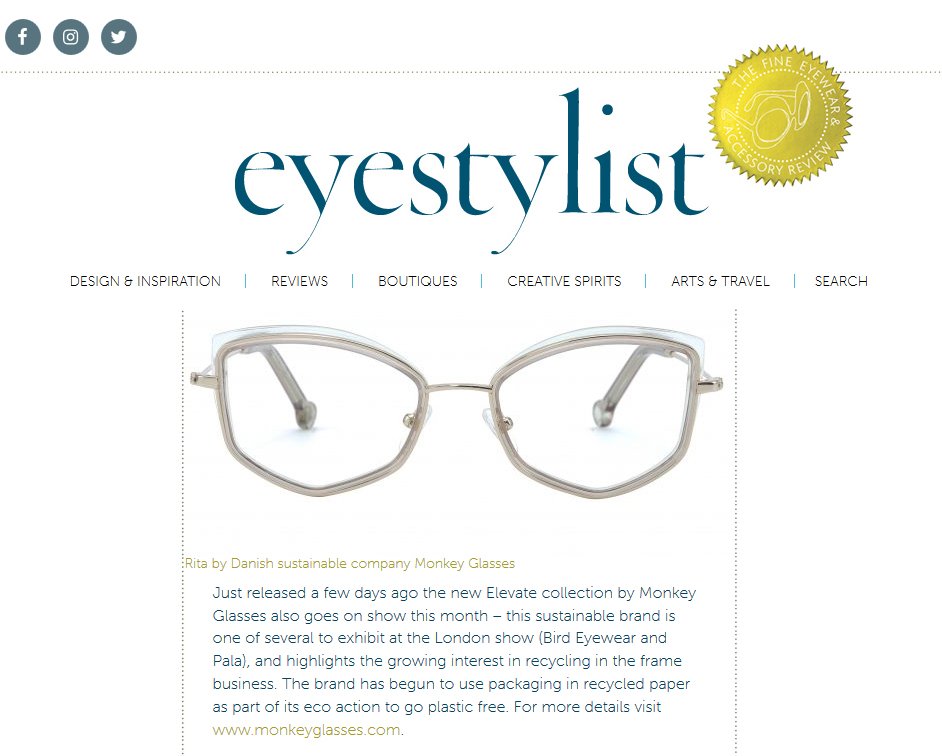 monkeyglasses's tweet photo. We are so happy to be mentioned by the Eyestylist @eyewearreview 😍🙏 https://t.co/aonW9JhYfA