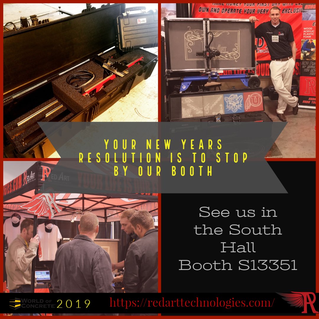 We have a lot planned for 2019.
First stop, World of Concrete.
Be sure to stop by our booth in the South Hall. 
#WOC2019 #engraving #EngraveEverything