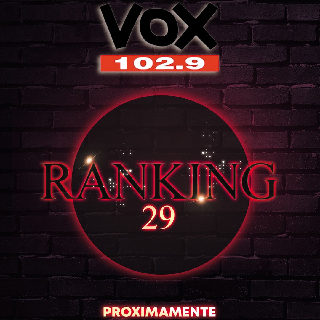Radiovoxfm's tweet photo. Se viene el #Ranking29 
Y queremos que vos nos digas que artista no puede faltar!!!
Ya podes Votar
📲WhatsAPP +54-911-6400-7047
📸Instagram @radiovoxfm 
💻Facebook @radiovoxfm 
#musica #exitos #latinos #ranking #musicaenespañol #envoxmivotovale 
#SeVieneElRanking29 RT trae Suerte https://t.co/LoFTU2YToU