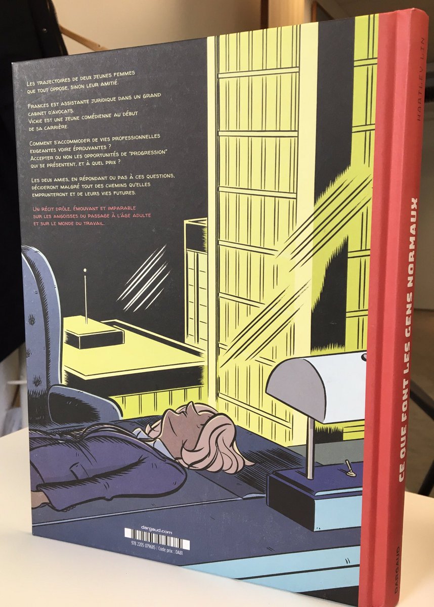 Premier livre de 2019: « Ce que font les gens normaux » de Hartley Lin, trad. @norabz , @EditionsDargaud