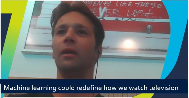 TDSYNNEX_ASUK's tweet image. Will #MachineLearning redefine how we watch #television? CEO of #Tunity, Yaniv Davidson, explains how #AI can help to beam television content to your mobile device: ms.spr.ly/6017T6N53