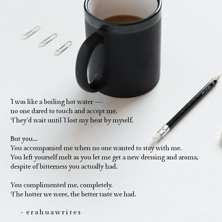 erahuawrites's tweet photo. We are like the coffee in the morning — had a bittersweet taste and strong aroma to make one's day. 💙💙

#love #lovenotes #lovepoems #poetry #micropoetry #quotes #lovequotes #lifequotes #poemsporn #wordporns https://t.co/6ByHqijegw