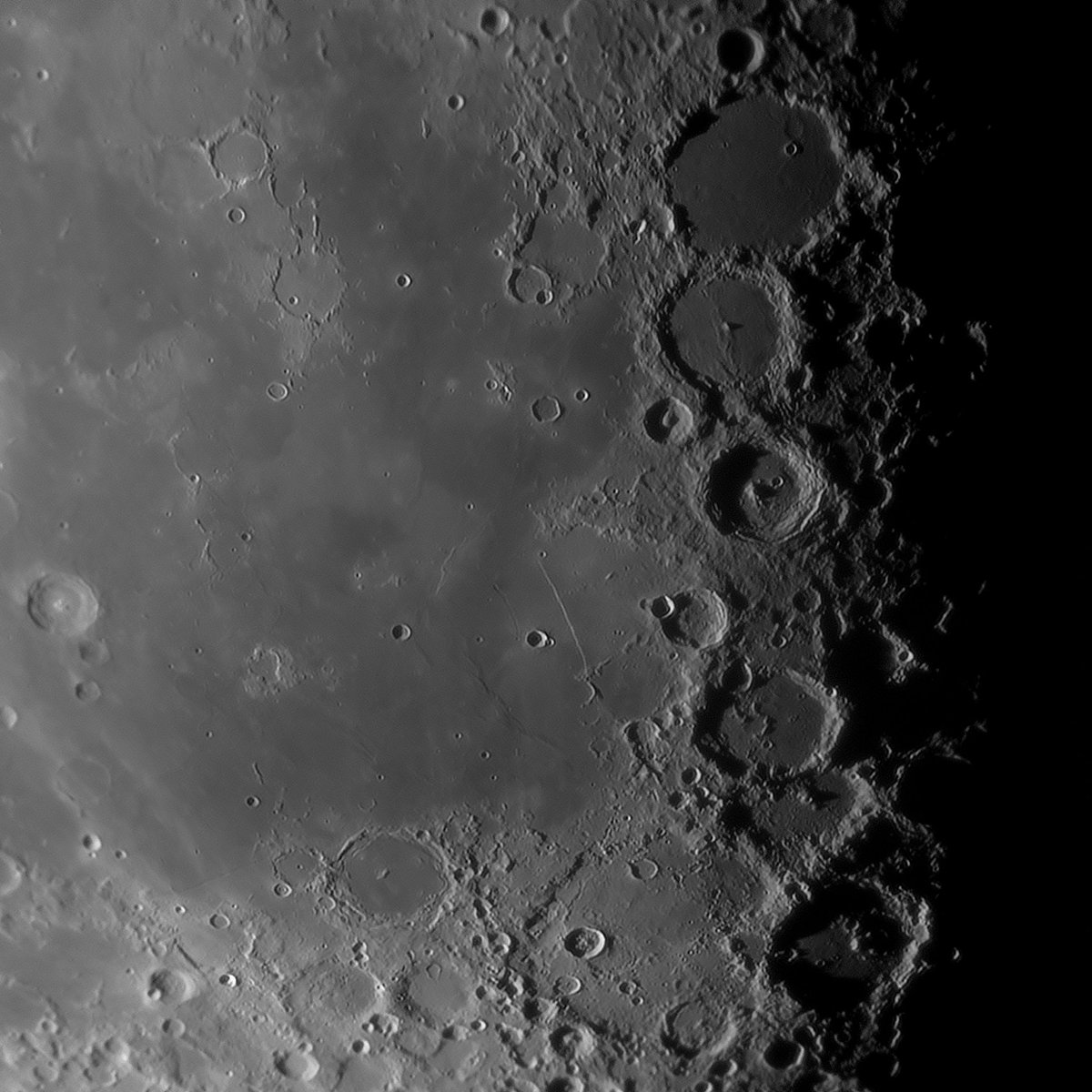 Several Moon shots from 2018 (Rupes Recta, Sinus Iridum, Palus Putredinis). Celestron Nexstar 6SE + ZWO ASI294MC Pro. Location: St Petersburg, Russia. #astrophotography #moon #rupesrecta #sinusiridum #palusputredinis #luna #crater #астрофотография #луна #прямаястена #заливрадуги