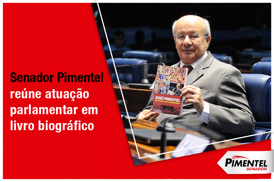 Senador Pimentel reúne atuação parlamentar em livro biográfico. Leia mais e baixe o livro no link >> bit.ly/2RKsQnL