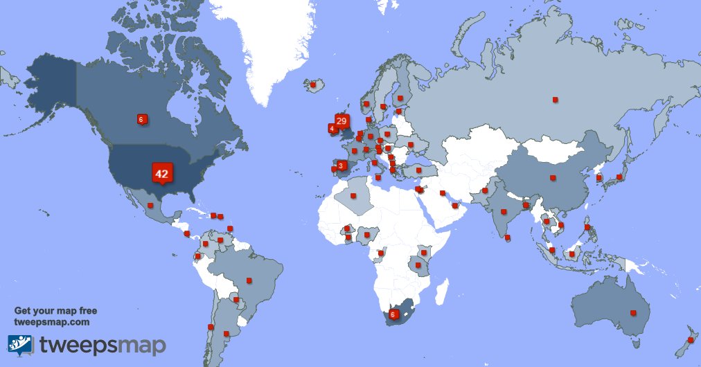 Special thank you to my 16 new followers from USA, South Africa, and more last week. tweepsmap.com/!IanStew559023…