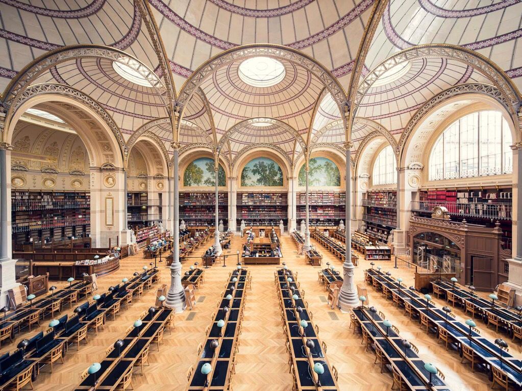 BookChat_'s tweet photo. Bibliothèque Nationale de France, Salle Labrouste, Paris https://t.co/CS0o7yD7i7