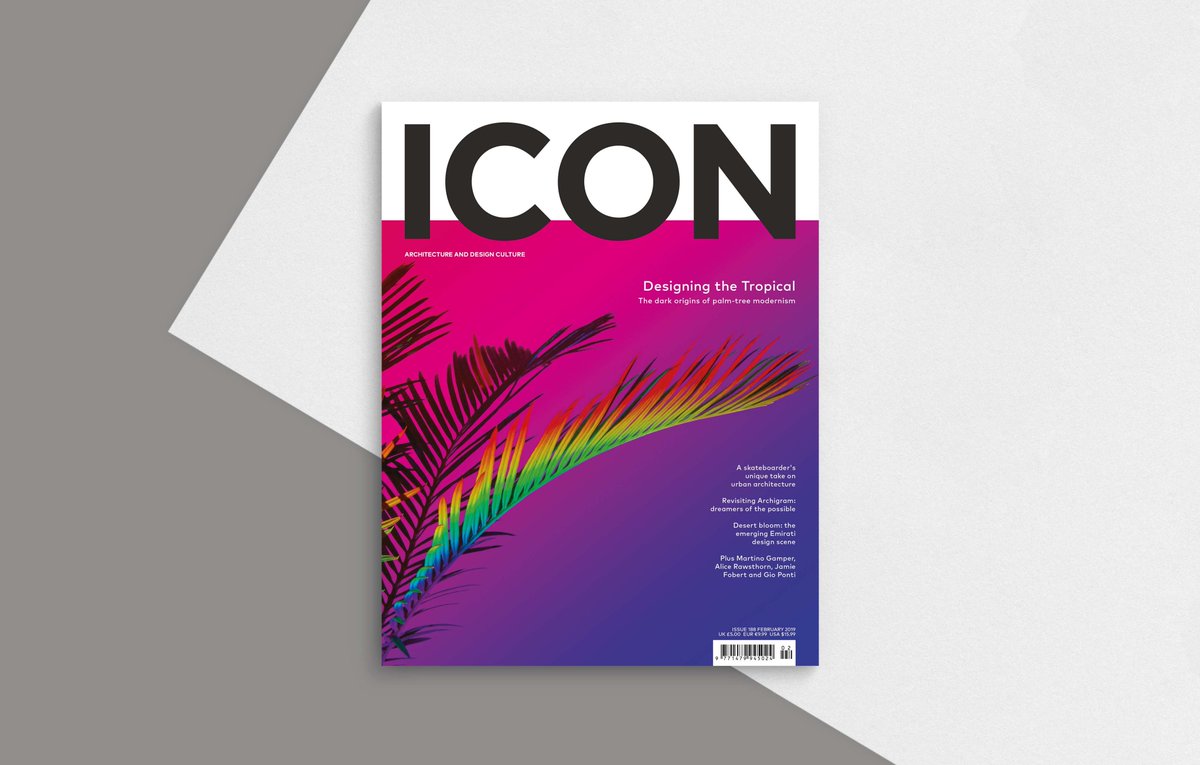 iconeye's tweet image. Icon 188 is out now! Discover the dark origins of tropical modernism. Plus @JamieFobertArch, Martino Gamper in conversation with @alicerawsthorn, @edwinheathcote in Texas, Shanghai thrills with @SRoosegaarde, and how skateboarders experience architecture iconeye.com/opinion/commen…