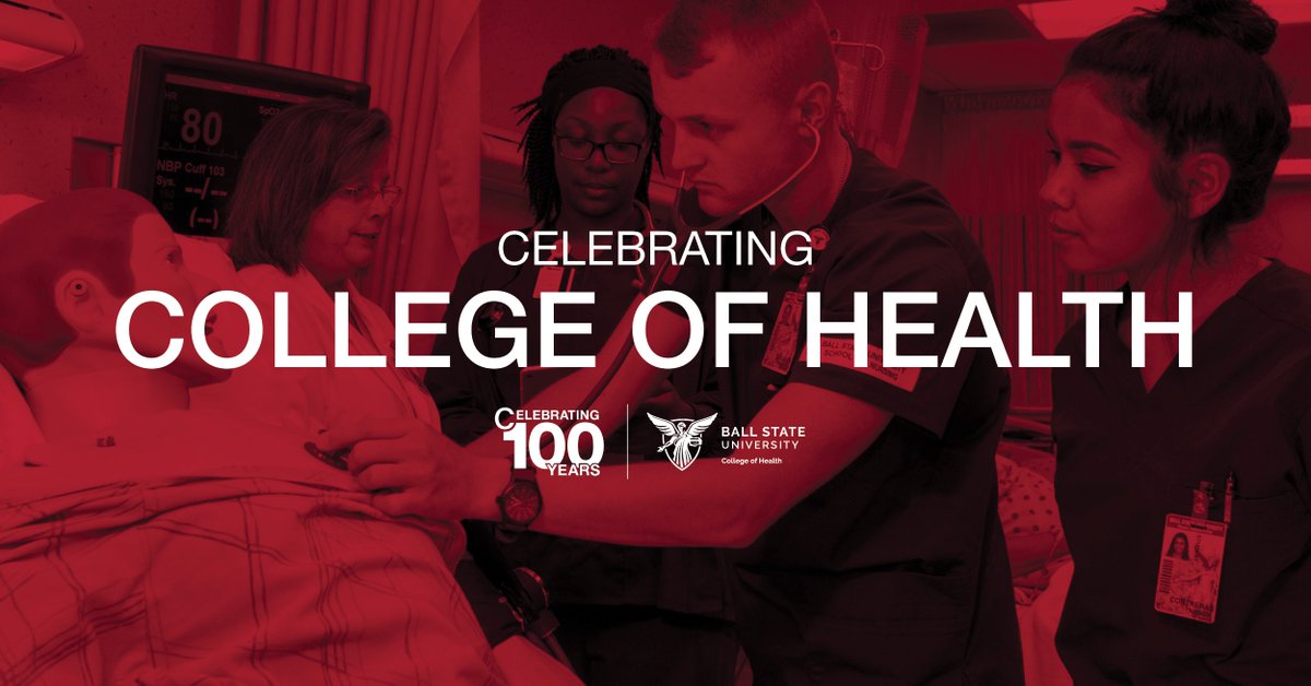 We are celebrating @BSUHealth during the month of January as our Centennial celebration continues. Look for special content during the month of January about this immersive college. #BallState100