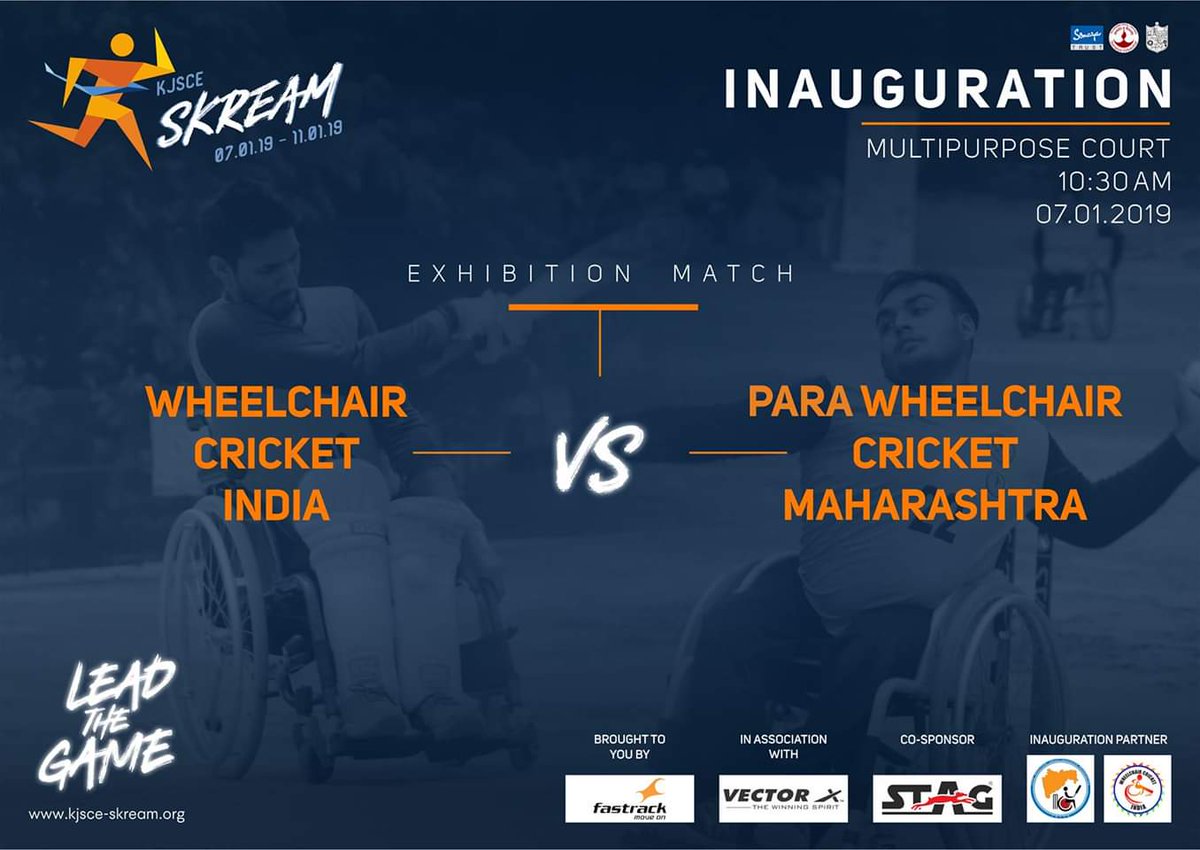 kjsceskream's tweet photo. Skream is growing at a rapid rate and has reached new heights. The grandeur of Skream has imbibed its shades, so if your love for sports is eternal, then you cannot miss on the inauguration ceremony of Skream on 7th January starting from 10:30 AM.
#Skream2019 #KJSCESkream https://t.co/9cl06O6Vnc