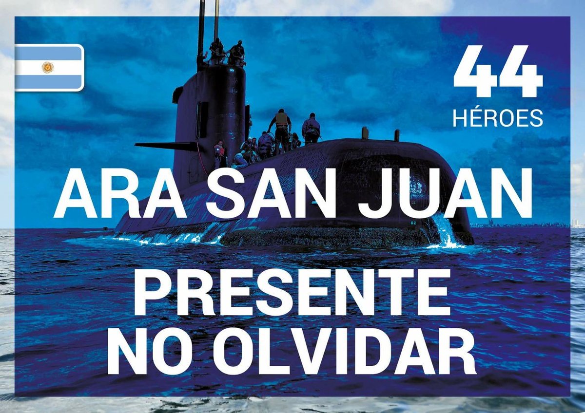 Los 44 Del Ara San Juan on Twitter: "#BuenMiercoles ¡Como todos los días tenemos presente y a nuestros 44 queridos marinos del #ARASanJuan !!! #justiciayverdad 🇦🇷⚓️ https://t.co/oTokTILF5R" / Twitter