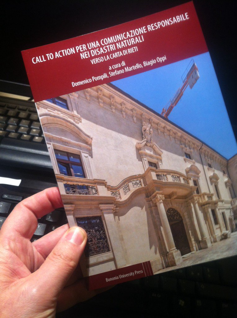 A seguito del recente sisma a #Collelongo ribadisco l'esigenza di formare Giornalisti e Comunicatori #calltoaction