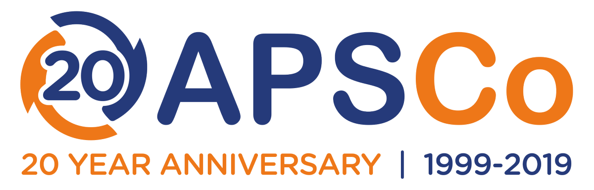 APSCo_org's tweet photo. This year APSCo are celebrating 20 years at the forefront of recruitment! 👏👏👏We'll be marking the achievement throughout 2019 - watch this space! 🚀🚀🚀 https://t.co/OVuvQlhaia