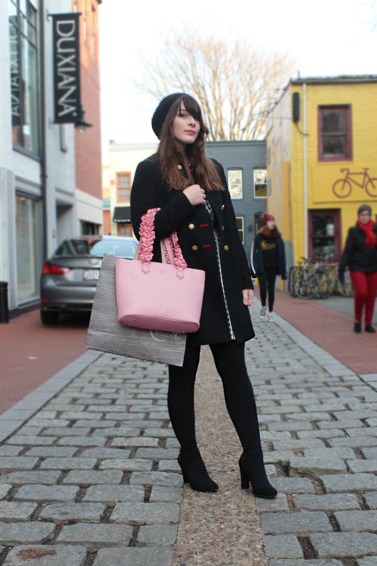 Dmvharajuku Georgetown Harajuku Fashion Walk Street Snaps Claire S Winter Look W Pink Maison De Fleur Handbag Harajukufashion Tokyofashion Kawaiistyle Dmvharajuku Dcharajuku Socuteparty 原宿 ファッションウォーdc Kawaii Cute